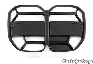 Grelha Dianteira Look Cs Preto Fosco Para Bmw Serie 4 G22 2021--