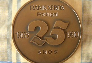 Medalha 25º Aniversário da Xerox