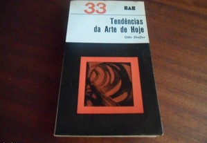 "Tendências da Arte de Hoje" de Gillo Dorfles - 1ª Edição de 1964