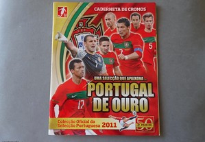 Caderneta de cromos de futebol Portugal de Ouro