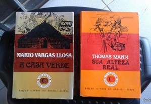 Obras de Mario Vargas Llosa e Thomas Mann