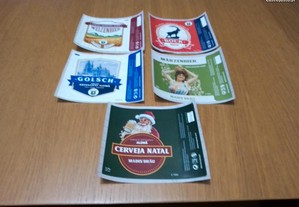 5 Rótulos novos de Cerveja Artesanal p/colecionadores