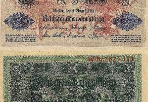 Alemanha(Império) - Nota de 50 Mark 1914 - bela