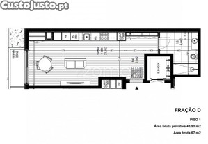 Apartamento T0, Com Piscina, Ao Hospital De São...