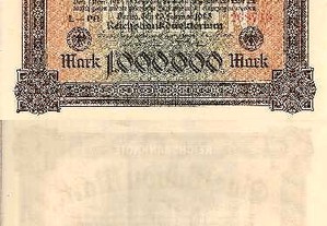 Alemanha-Nota de 1.000.000 Mark 1923-nova