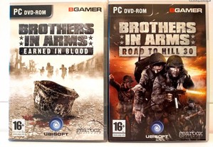 2 Jogos PC " Brothers in Arms " Novos
