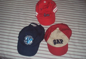 Conjunto de 3 chapéus de bebe