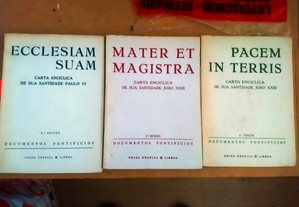 Encíclicas "Ecclesiam Suam", "Mater Et Magistra" e "Pacem In Terris"