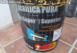 Tinta Acrlica exterior PLAS SUPER - amarelo