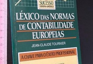 Léxico das normas de contabilidade europeias - Jean-Claude Tournier
