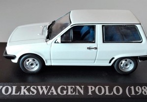 * Miniatura 1:43 Volkswagen Polo (1980) Colecção Queridos Carros | Matricula Portuguesa