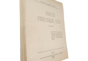 Direito Processual Civil Acção Executiva (Fascículos) - Prof. João de Castro Mendes