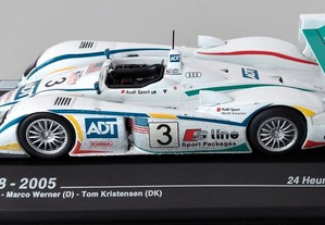 Miniatura 1:43 Low Cost Audi R8 Le Mans 2005