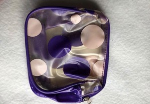 bolsa para maquilhagem lilás