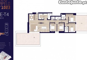 Apartamento T4 - Brito Capelo 1023