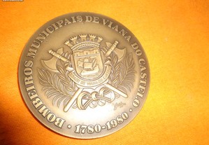 Medalha Bombeiros Municipais Viana do Castelo Of,Envio