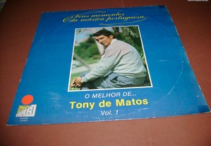 Disco Vinil O Melhor de Tony de Matos-Vol.1