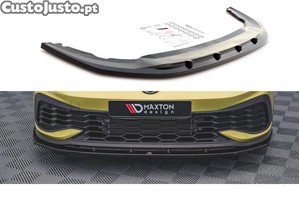 Spoiler / Lip Dianteiro V4 Para Volkswagen Golf 8 Gti Clubsport 2020-