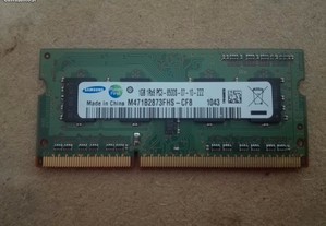 Memória Ram DDR3 PC3-8500S para portátil 1 GB