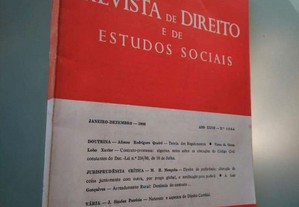 Revista de Direito e de Estudos Sociais - Ano XXVII, Jan/Dez 80 -