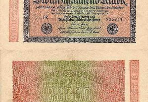 Alemanha(Rep.Weimar)-Nota de 20.000 Mark 1923-nova