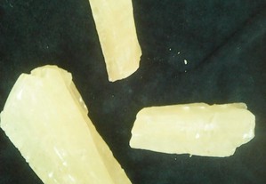 cristais de calcite calcita amarela
