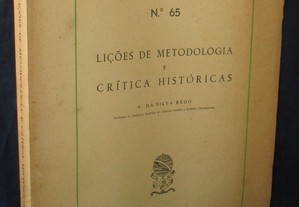 Livro Lições de Metodologia e Crítica Históricas Silva Rego