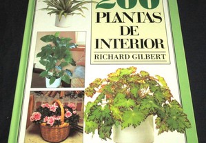Livro 200 Plantas de Interior Richard Gilbert