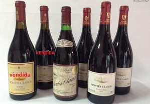 Vinho tinto Alentejano Reserva 1993 e 2012, "Montes Claros" da Adega de Borba
