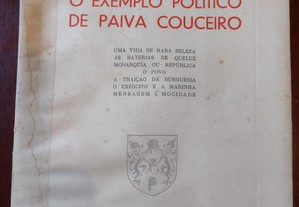 O Exemplo Politico de Paiva Couceiro - Francisco Manso Preto Cruz