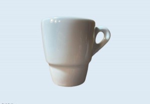 Chávena branca Delta em porcelana Costa Verde