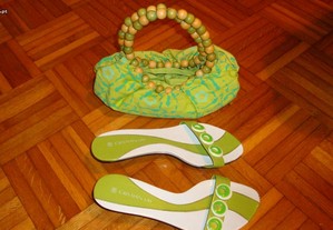 Conjunto sandálias + carteira "Cristian Lay"