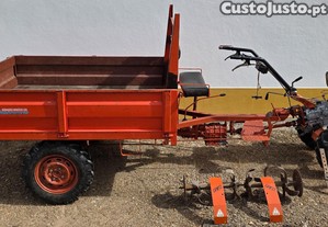 Motoenxada Lombardini 14CV 4X4 DIESEL de 2 lugares em MUITO BOM estado