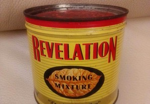 Muito Antiga Lata de Tabaco Revalation Nova