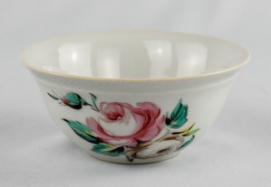 Taça / Tigela em porcelana Artibus, decorada com flores