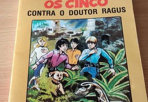 Livro "Os Cinco Contra o Doutor Ragus" (Novas Aventuras dos Cinco)