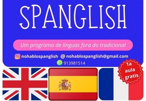 Explicações online de Inglês, Francês e Espanhol