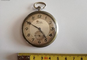Relógio Bolso "CYMA PRIMA" Anos 40/50- 15 Jewels