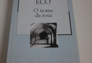 O Nome da Rosa de Umberto Eco - CAPA DURA