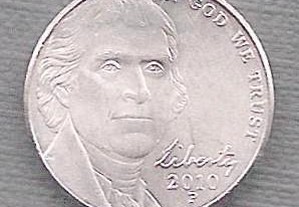 Moeda USA - 5 Cent-(Nickel) Década 2000
