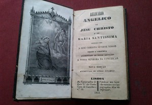 Relicário Angélico de Jesu Christo-1852
