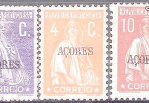 Selos Afinsa 154-158-296 Açores