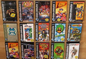 Sega Saturn: cerca de 60 jogos com caixa