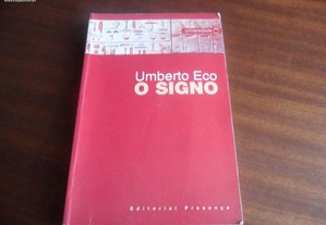 "O Signo" de Umberto Eco - 5ª Edição de 1997