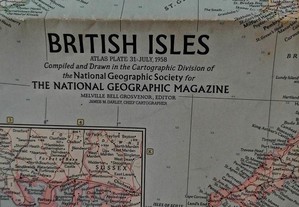 Mapa de Julho 1958, British Isles