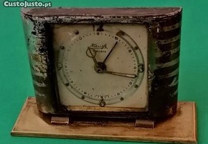 Relógio despertador Kienzle, 7 rubis, antigo