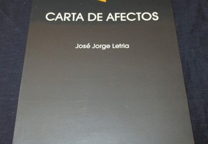 Livro Carta de Afectos José Jorge Letria