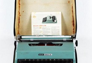 Máquina de escrever Anos 60 - Olivetti Lettera 32