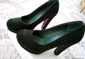 Sapatos verdes escuros - Tamanho 37
