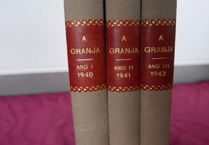 36 Revistas A GRANJA. 3 Volumes 1940/41; 1941/42;